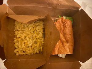 Chicken sandwich at Vertical Diner in Salt Lake City