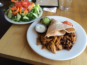 Jerk Chikin Plate at Vertical Diner in Salt Lake City