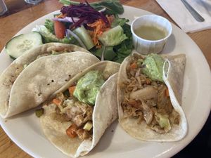 Jackfruit Tacos  at Vertical Diner in Salt Lake City