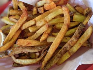 Side of fries at Vertical Diner in Salt Lake City