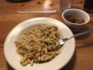 Mac ‘n Cheese, Tigers on the side   at Vertical Diner in Salt Lake City