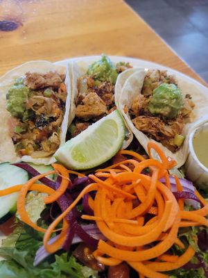Jackfruit Tacos at Vertical Diner in Salt Lake City