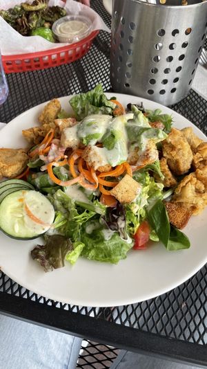 Tiger Tenders Cesar Salad  at Vertical Diner in Salt Lake City