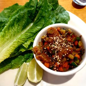 tempeh lettuce roll at Vertical Diner in Salt Lake City