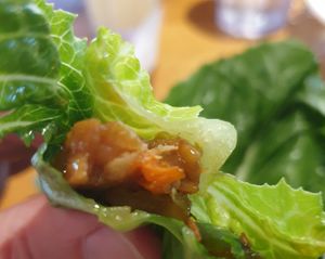 tempeh lettuce at Vertical Diner in Salt Lake City