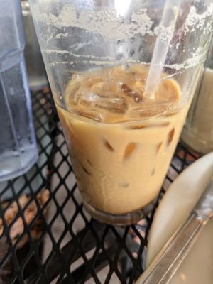 Latte at Vertical Diner in Salt Lake City