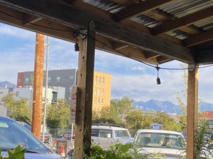 View from patio  at Vertical Diner in Salt Lake City