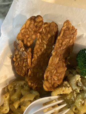 Very dry and tasteless tempeh    at Vertical Diner in Salt Lake City
