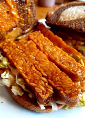tempeh done right at Vertical Diner in Salt Lake City
