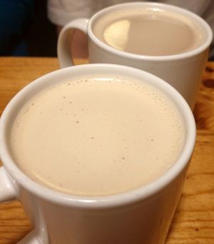 chai x 2 😋 at Vertical Diner in Salt Lake City