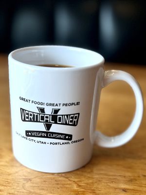 Serving Blue Copper Coffee   at Vertical Diner in Salt Lake City