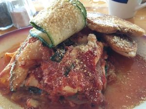 Lasagna Special at Vertical Diner in Salt Lake City