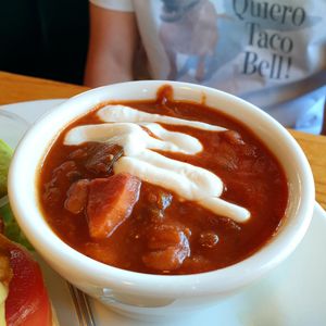 chilli side at Vertical Diner in Salt Lake City