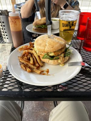 Such good burgers, would definitely recommend.   at Vertical Diner in Salt Lake City