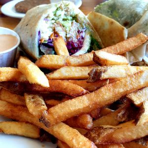 asked for crispy fries at Vertical Diner in Salt Lake City