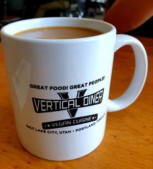 great coffee at Vertical Diner in Salt Lake City