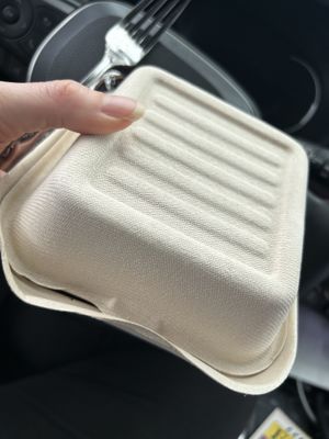 The don’t use styrofoam…yay!   at Vertical Diner in Salt Lake City