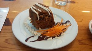 Carrot cake at Vertical Diner in Salt Lake City