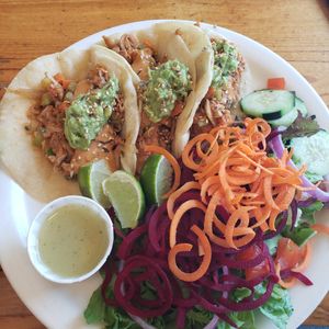 Vertical tacos at Vertical Diner in Salt Lake City