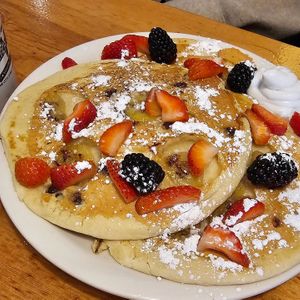 sweet cakes at Vertical Diner in Salt Lake City