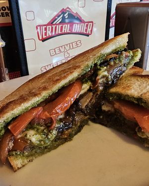 Portobella Melt at Vertical Diner in Salt Lake City
