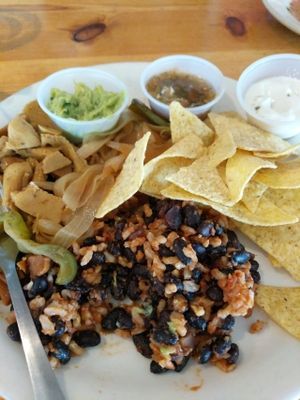 Jamaican jerk dinner at Vertical Diner in Salt Lake City