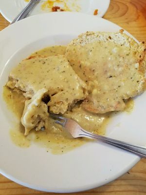 biscuits and gravy at Vertical Diner in Salt Lake City
