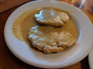 Biscuits and gravy at Vertical Diner in Salt Lake City