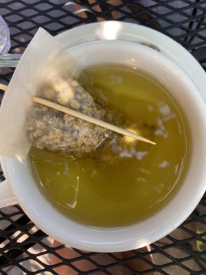 Chamomile tea with ginger at Vertical Diner in Salt Lake City