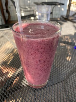 Berry smoothie  at Vertical Diner in Salt Lake City