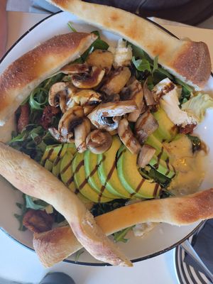 Vegeterian salad at Pizza Express in 