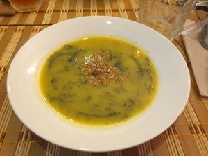 Caldo verde sem batata at Bosque in Sintra