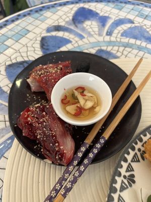 Spring rolls  at Bosque in Sintra