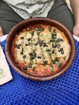 Vegan lasagna, cooked to perfection  at Bosque in Sintra