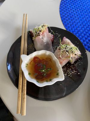 Vietnamese rolls  at Bosque in Sintra