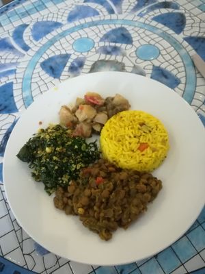 Main dish at Bosque in Sintra