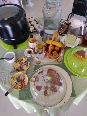 center table at Bosque in Sintra