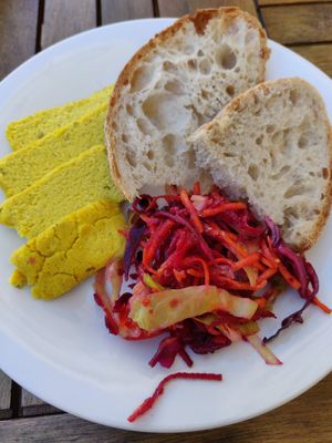 lupine cheese at Bosque in Sintra