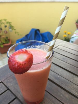 Watermelon juice at Bosque in Sintra