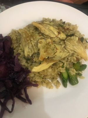 Mushroom risotto  at Bosque in Sintra