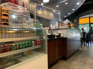 Drinks and ordering station at The Buzz Coffee & Cafe in Burnsville