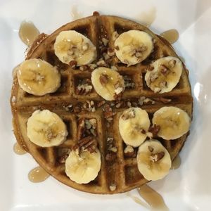 Banana Bread Waffle at The Buzz Coffee & Cafe in Burnsville