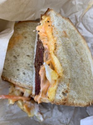 The rachel at LUHV Vegan Deli in Philadelphia