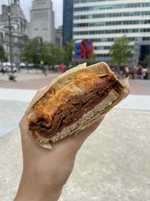 Reuben at LUHV Vegan Deli in Philadelphia