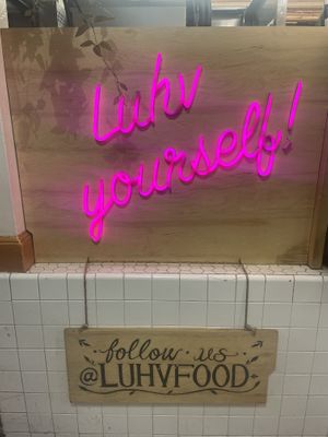 LUHV Yourself… go on    at LUHV Vegan Deli in Philadelphia