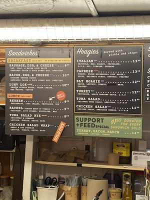 Menu  at LUHV Vegan Deli in Philadelphia