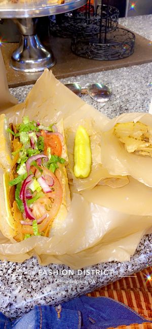 Vegan hoagie   at LUHV Vegan Deli in Philadelphia