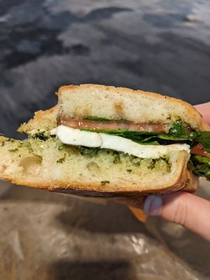 Caprese at LUHV Vegan Deli in Philadelphia