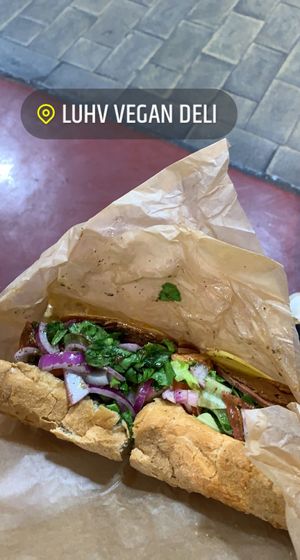   at LUHV Vegan Deli in Philadelphia