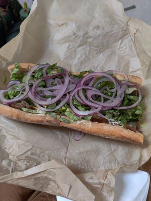 Turkey Sandwich (1/2) at LUHV Vegan Deli in Philadelphia